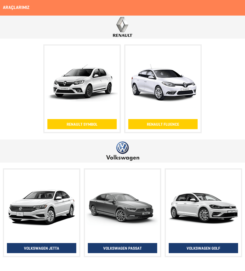 Rent A Car Our Vehıcles Katar Global